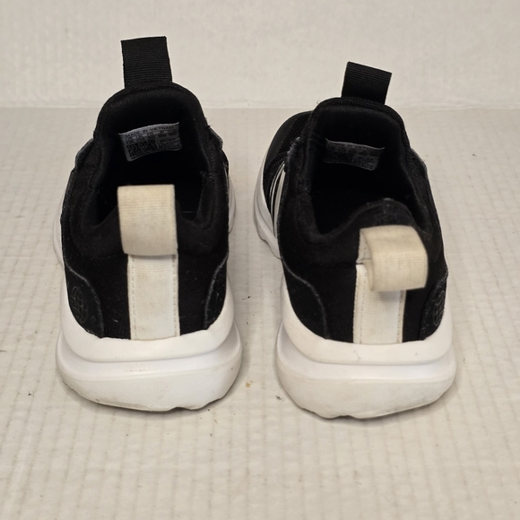 adidas ActiveRide 2.0 Running Shoes Kids Size 12K Black White Slip-On Sneakers - Picture 4 of 10